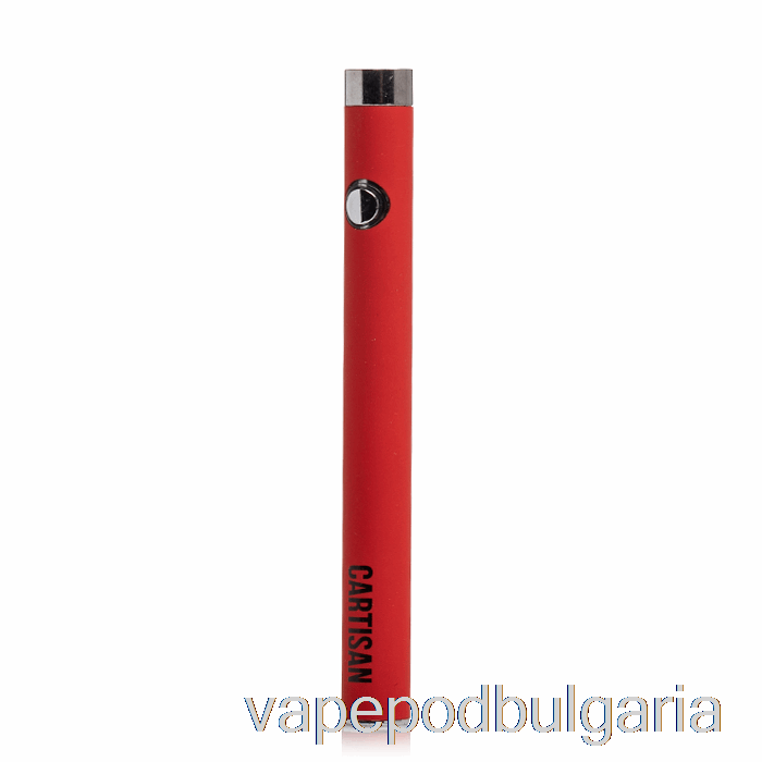 Vape Течности Cartisan Slim Button 280 510 батерия червена